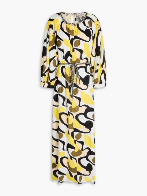 DIANE VON FURSTENBERG Bambi printed woven midi dress