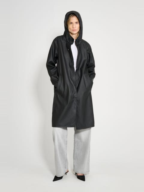 Stutterheim Stockholm Long Raincoat Black