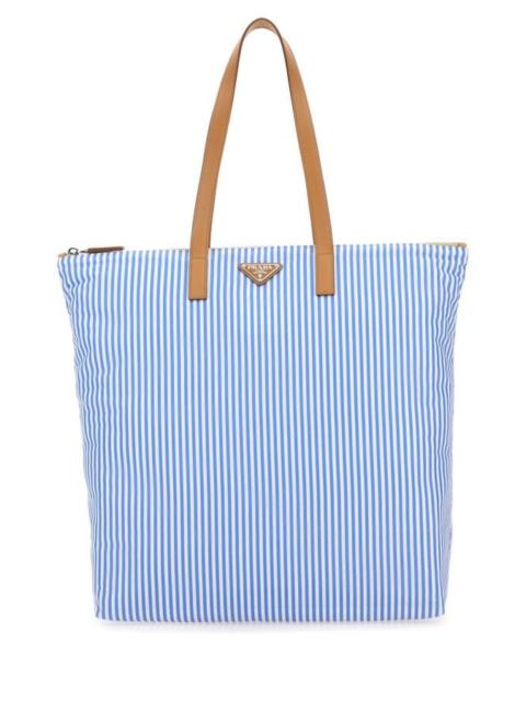 Prada Man Printed Re-Nylon Shopping Bag