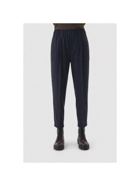 Brunello Cucinelli Brunello Cucinelli Women'S Navy Wool Blend Trousers