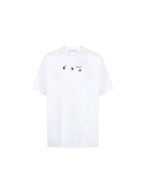 Off-White OFF-WHITE Blue Marker S/S Over Tee White/Blue
