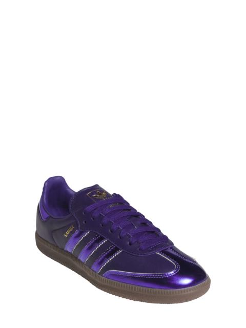 adidas adidas Gender Inclusive Samba OG Sneaker in Purple/Purple Rush/Gold at Nordstrom