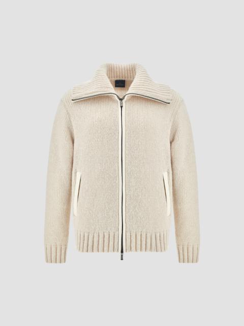 Paul & Shark ZIP-UP SWEATER IN WOOL