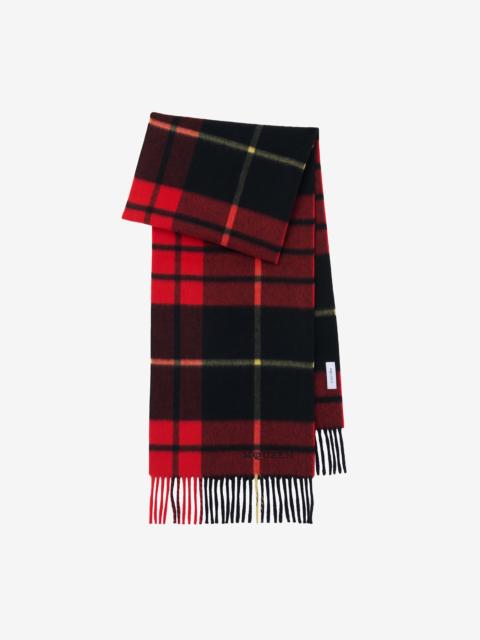 Alexander McQueen Wool Cashmere Tartan Scarf