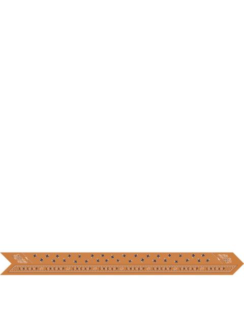 Longchamp French Bandana Headband Amber - Silk