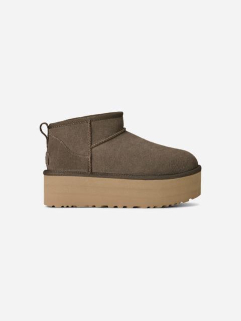 UGG ® Women's Classic Ultra Mini Platform Suede Classic Boots in Dried Oregano