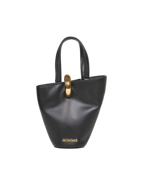 JACQUEMUS Black The small Bambola bucket bag