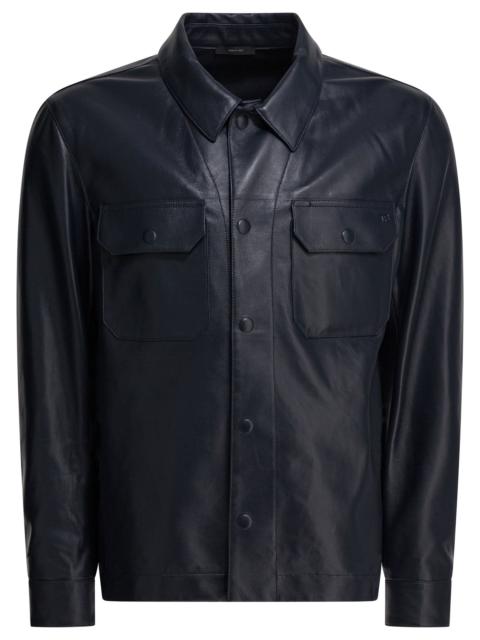 TOM FORD Tom Ford Leather Overshirt Jacket