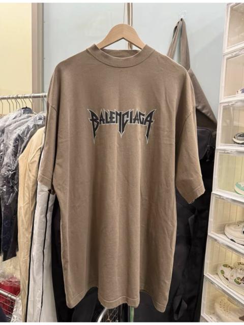BALENCIAGA Balenciaga Distressed Heavy Metal ss22/23 T-Shirt