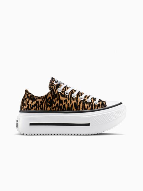 Converse Chuck Taylor All Star Lift Double Stack Platform Leopard