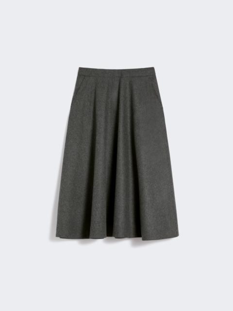 'S Max Mara BETULLA Wool flannel skirt