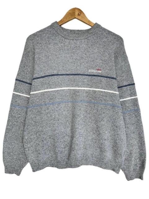 Other Designers Vintage Quiksilver Crewneck Knitwear Grey Sweatshirt
