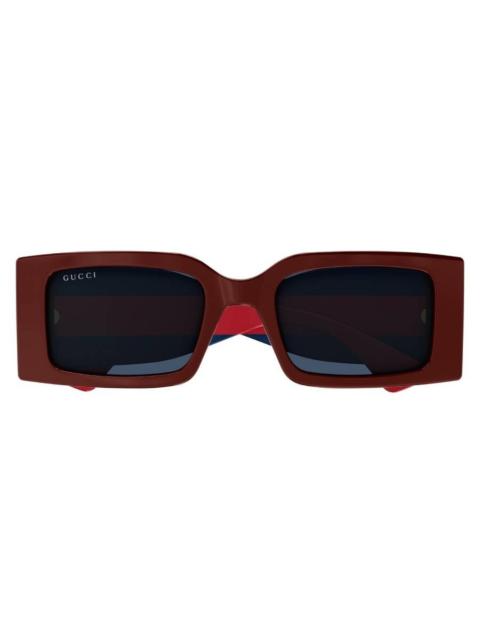 GUCCI Gucci Grey Rectangular Ladies Sunglasses GG1860S 003 52