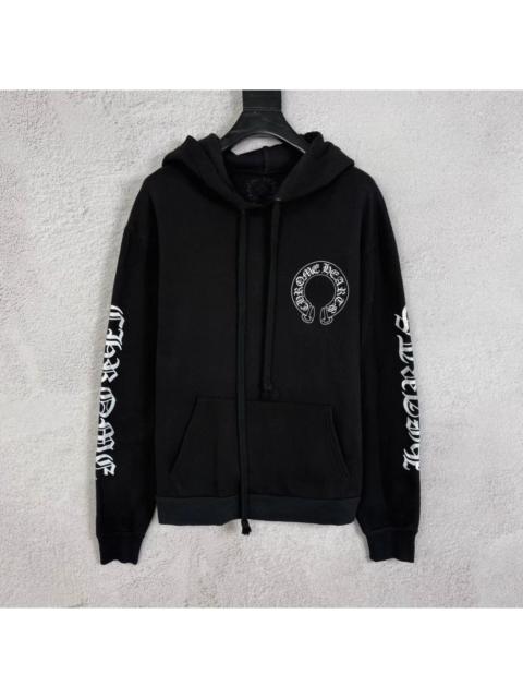 Chrome Hearts Chrome Hearts Mattyboy Black Horseshoe Print  Hoodie
