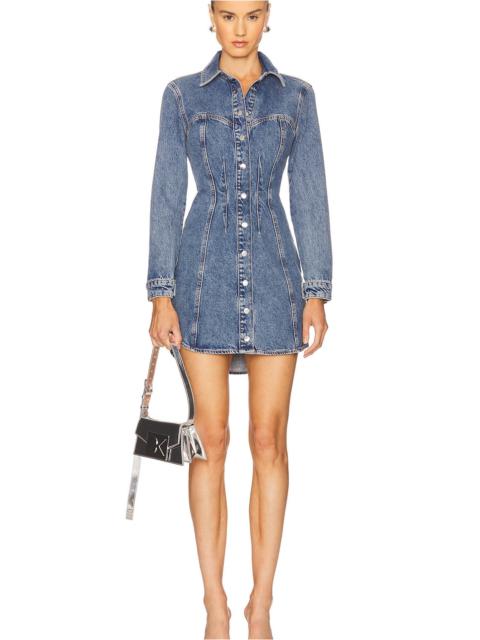 Fleur du Mal Denim Shirt Dress