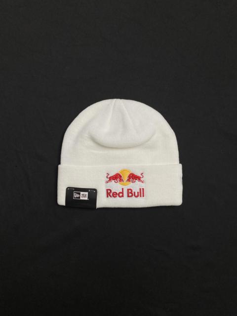 Deadstock Red Bull New Era Knit White Beanie Hats OS