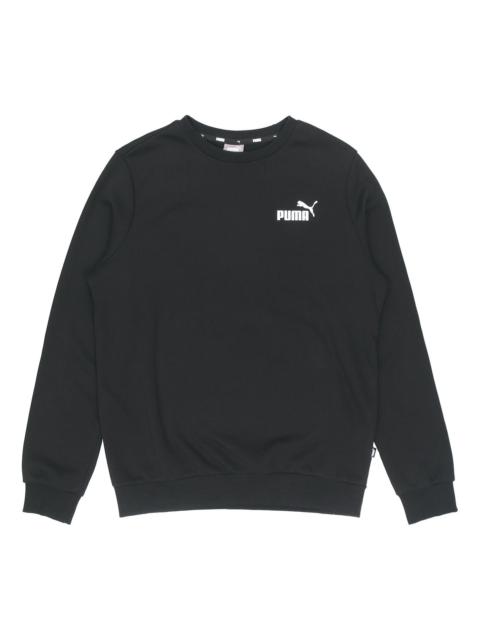 PUMA PUMA Casual SportsKnitted Crew Neck Pullover Black 589034-01