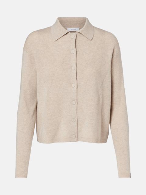 Max Mara Mxpbombo argyle cashmere cardigan