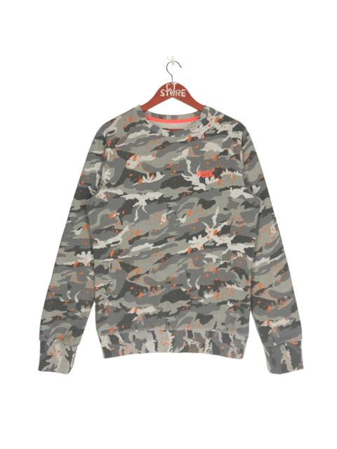 Other Designers Superdry - Superdry Sweatshirt Crewneck Overprint