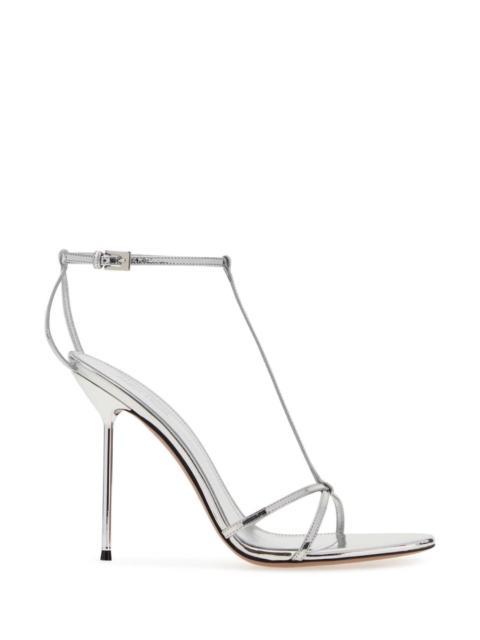 PARIS TEXAS Paris Texas Women Silver Leather Lidia T Sandals