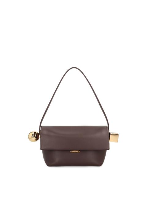 JACQUEMUS Jacquemus Rond Carré Leather Crossbody Bag