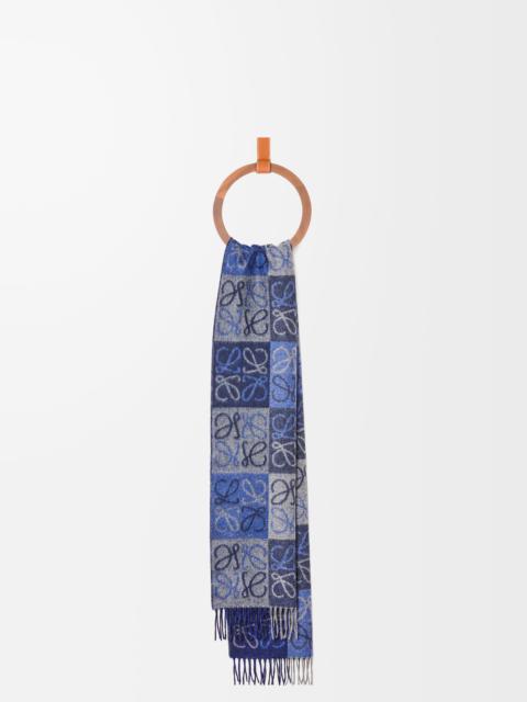 Loewe Anagram scarf in wool and cashmere