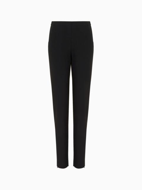 GIORGIO ARMANI Four season cigarette pants in wool crepe