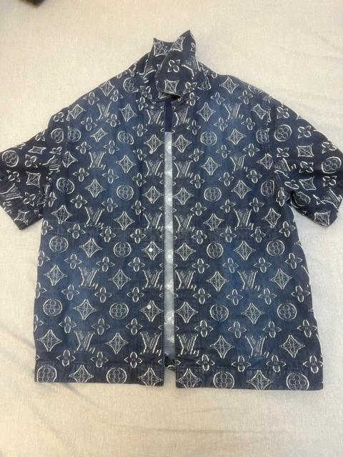 Louis Vuitton LOUIS VUITTON monogram print casual short-sleeved shirt