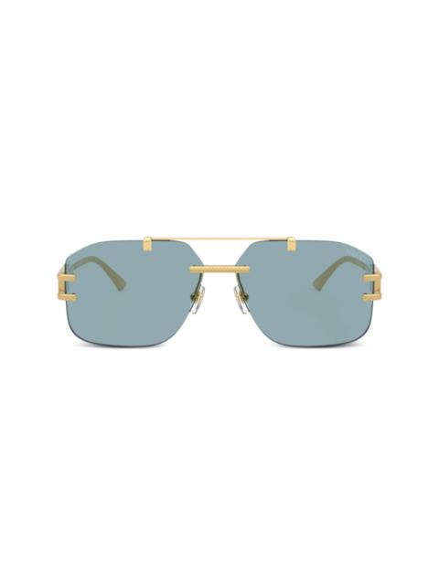 pilot-frame sunglasses