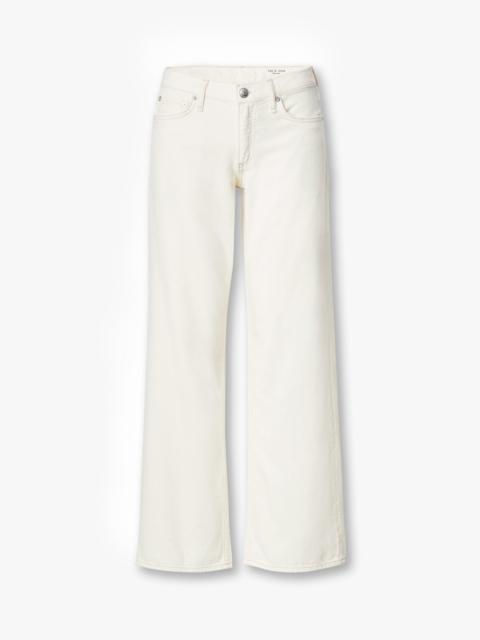 rag & bone Saige Relaxed Straight Jeans
Featherweight in Ecru