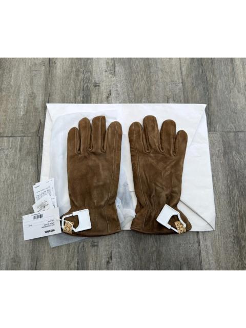 visvim VISVIM 24AW Suede Gloves — Vegetable-Tanned, Washed Lambskin Gloves