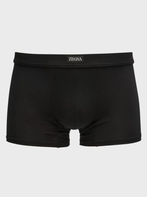 ZEGNA Men's Micromodal Boxer Trunks