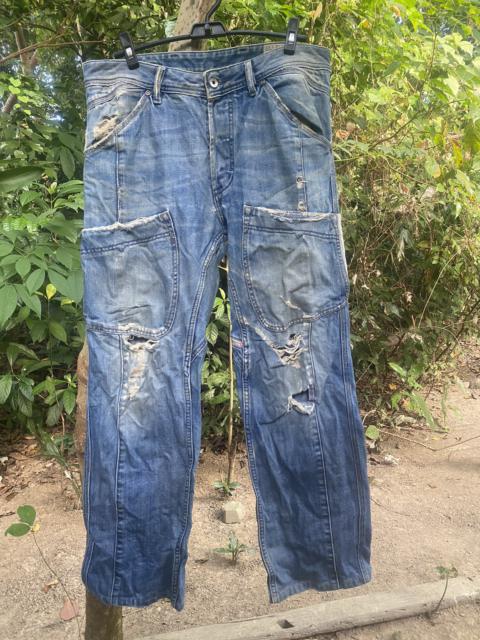 Diesel VINTAGE DIESEL FLAGIX DISTRESSED JEANS