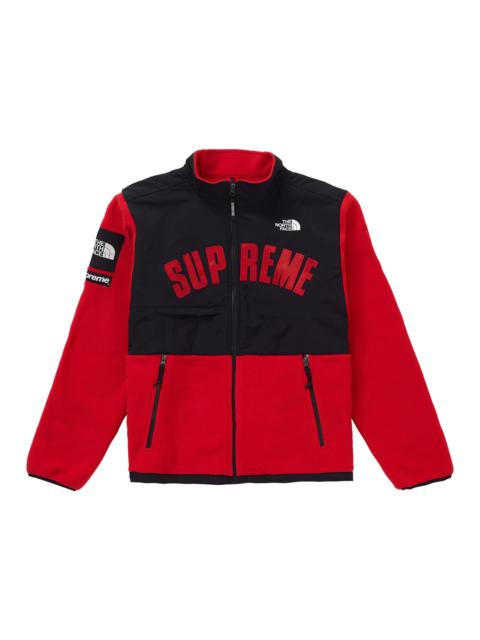 Supreme Supreme The North Face Arc Logo Denali Fleece Jacket Red