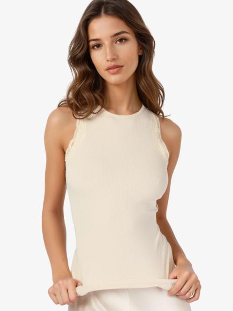 CAMI NYC RIAN RIB KNIT TANK BONE