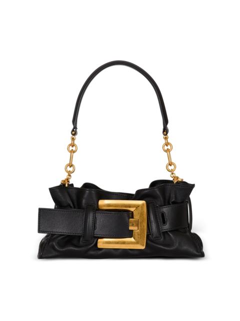 Balmain Balmain Mini Anthem Shoulder bag in calfskin leather in Black at Nordstrom