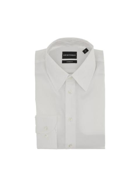 EMPORIO ARMANI MODERN FIT TWILL SHIRT