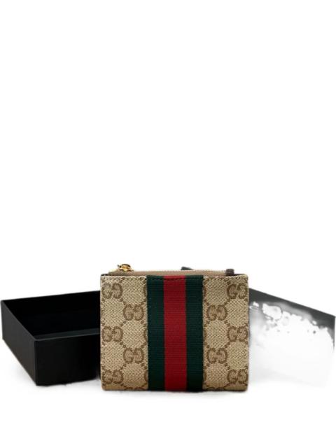 GUCCI Gucci Women Web Detail Small Wallet
