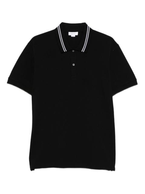 Alexander McQueen stripe-detail polo shirt