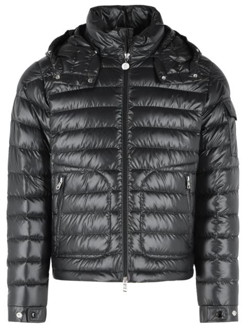 Moncler Moncler 'Lauros' Short Hooded Down Jacket In Black Polyester Men