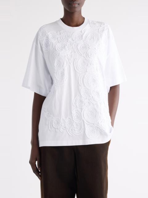 Dries Van Noten Dries Van Noten Hegels Soutache Embroidered T-Shirt in White at Nordstrom