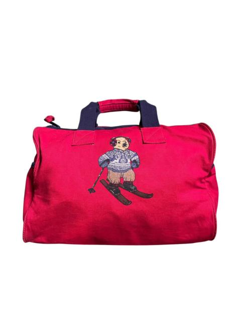 Polo Ralph Lauren - Ralph Lauren Ski Polo Bear Boston Bag Vintage Limited Canvas
