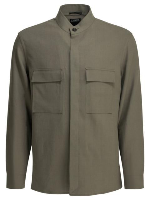 ZEGNA Zegna Overshirt Jacket With Pockets