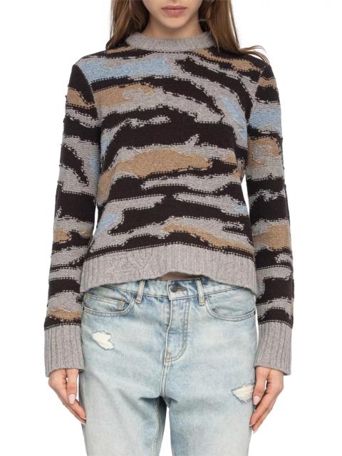 Zadig & Voltaire Malty Merino Wool Crewneck Sweater