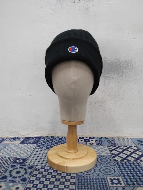 Champion black colour beanie hat