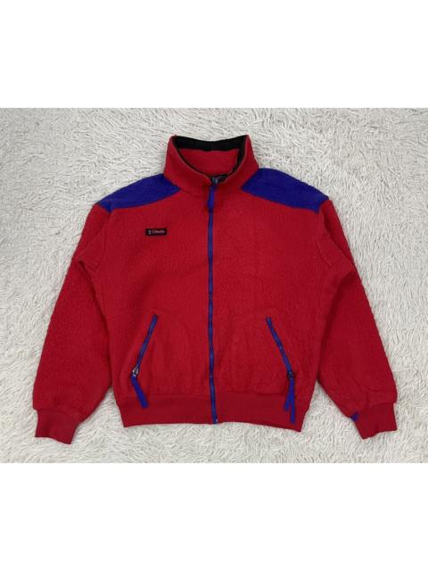 Columbia Columbia Deep Fleece Jacket Made in Usa
