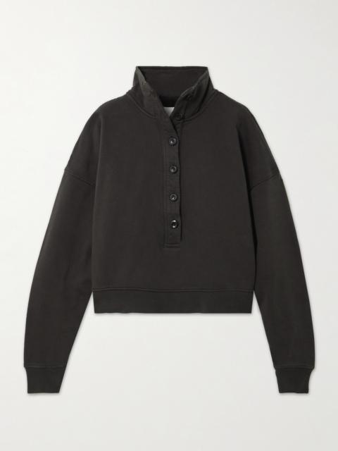 Citizens of Humanity Mirelle Cropped Cotton-jersey Sweatshirt