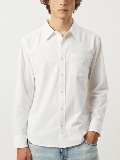 Corridor LINEN COTTON LS - WHITE