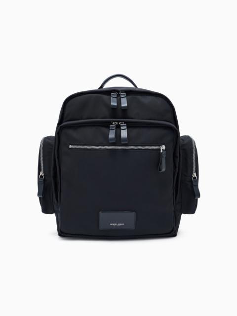 GIORGIO ARMANI ASV nylon multi-functional backpack