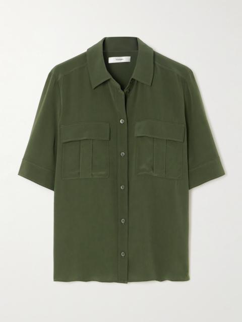 FRAME Silk-crepe Shirt